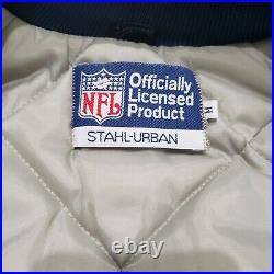 Vtg 80's NFL Dallas Cowboys Football Lined Satin Coat Men Medium By Stahl-Urban