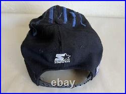 Vtg 90's Dallas Cowboys Hat Cap BLACK Starter Shockwave Snap Back NFL Lightning