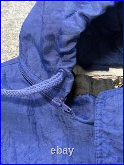 Vtg 90s NFL Pro Line Apex Dallas Cowboys Big Star Zip Jacket M Removable Hood