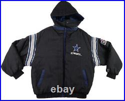 Vtg 90s PRO PLAYER NFL US Men's 2XL Dallas COWBOYS Zip Puffer Jacket Reversible Vtg 90s PRO PLAYER NFL US Men's 2XL Dallas COWBOYS Zip Puffer Jacket Reversible