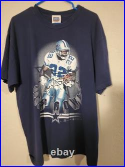 Vtg 98 Dallas Cowboys players inc mens Emmitt Smith shirt excellent 1998