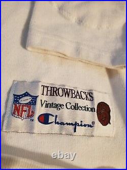 Vtg Dallas Cowboys 1960 1972 NFL Champ Throwback Football champion jersey #12 XL