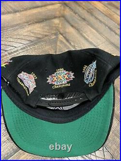 Vtg Dallas Cowboys ANNCO NFL Super Bowl Champions Patches Snapback Hat Cap