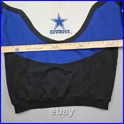 Vtg Dallas Cowboys Apex One Pro Line Wave Sweatshirt 90's Rare HTF Super Bowl XL