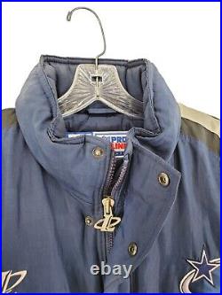 Vtg Dallas Cowboys Jacket Men XL Blue Coat NFL Logo Athletic Pro Line Insulated Vtg Dallas Cowboys Jacket Men XL Blue Coat NFL Logo Athletic Pro Line Insulated