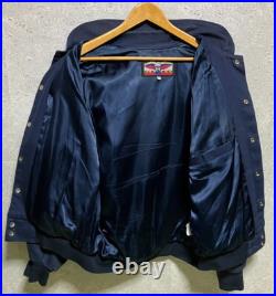 Vtg Dallas Cowboys Jeff Hamilton Back 2 Back Superbowl Champions Jacket Size M