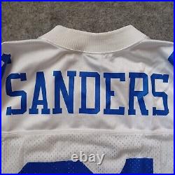 Vtg Dallas Cowboys Men Home Jersey 40 Medium #21 Deion Sanders NFL Football Nike