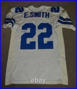 Vtg Emmitt Smith Dallas Cowboys Wilson Authentic Football Jersey Sz 48