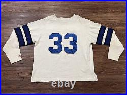 Vtg NFL Champion Vintage Throwbacks Dallas Cowboys Tony Dorsett #33 Tagged XL