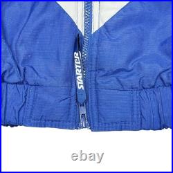 Vtg Rare NFL Dallas Cowboys Blue Starter Puffer Jacket Mens XL