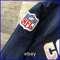 Vtg STARTER PRO LINE NFL Dallas Cowboys Spellout Satin Bomber Jacket Men's Sz XL Vtg STARTER PRO LINE NFL Dallas Cowboys Spellout Satin Bomber Jacket Men's Sz XL