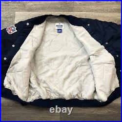 Vtg STARTER PRO LINE NFL Dallas Cowboys Spellout Satin Bomber Jacket Men's Sz XL Vtg STARTER PRO LINE NFL Dallas Cowboys Spellout Satin Bomber Jacket Men's Sz XL