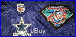 Vtg Throwback Emmitt Smith Dallas Cowboys Apex 75th Anniversary Jersey Size XL