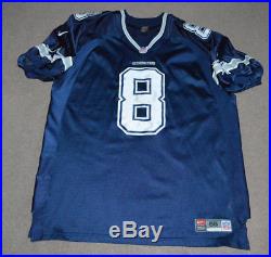 Vtg Troy Aikman Dallas Cowboys Nike Authentic NFL Football Jersey 56 Sewn