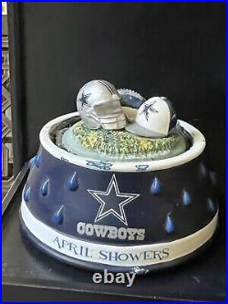 WILLABEE & WARD NFL Dallas Cowboys Glitter SNOW GLOBE