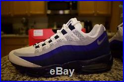 Wow! Nike Air Max 95 NS NFL Dallas Cowboys Size 10.5 Used Box Blue White