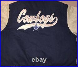 XL Extra Large Vintage Dallas Cowboys Varsity Jacket