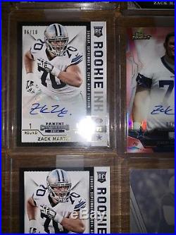 Zack Martin Collection 1/1 Nike Patch Laundry Tag Cracked Ice 62 Autos Refractor